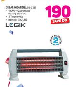 Logik 3 Bar Heater LGB-333