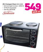 Sunbeam 20Ltr Compact Oven SCO-200