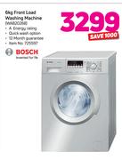 Bosch 6kg front Load Washing Machine WAB20268