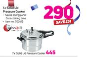 Tissolli 4Ltr  Solid Lid Pressure Cooker