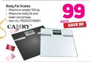Camry Body Fat Scales-Each