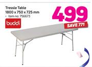 Buddi Tressle Table 1800 x 750 x 725mm