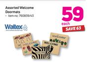 Waltex Welcome Doormats-Each