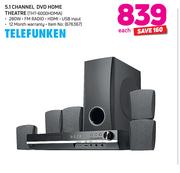 Telefunken 5.1 Channel DVD Home Theatre THT-6000HDMIA