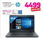 HP Intel Celeron G6 7th Gen Notebook