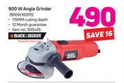 Black & Decker 900W Angle Grinder 900W KG915
