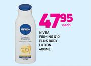 Nivea Firming Q10 Plus Body Lotion-400ml Each