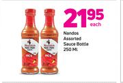 Nandos Sauce Bottle Assorted-250ml Each