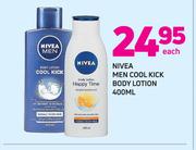 Nivea Men Cool Kick Body Lotion-400ml Each