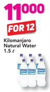 Kilomanjaro Natural Water-12x1.5Ltr