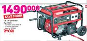 Ryobi 5.5KW Generator RG-6900K