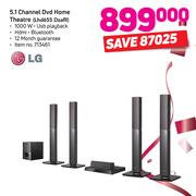 LG 5.1 Channel DVD Home Theatre LHD655 DZAFLL