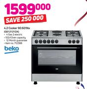Beko 4.2 Cooker 90:601NX GE12121DX