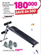 Trojan Sit Up 110 Exercise Bench-Each