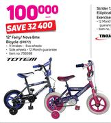 Totem 12” Fairy/Nova BMX Bicycle-Each