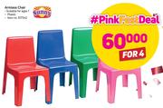 Sunny Armless Chair-For 4