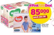 Huggies Nappies Mega Box Boy/Girl In Assorted Sizes-Each