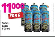 Safari Lager-6x500ml