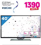 Bruhm 40" LED Digital Satellite BFP-40LETW