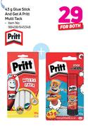 Pritt 43g Glue Stick And Get A Pritt Multi Tack-For Both