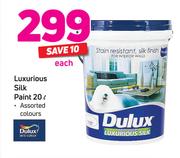 Dulux 20L Luxurious Silk Paint