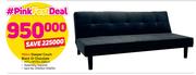 Metro Sleeper Couch (Black Or Chocolate)-Each