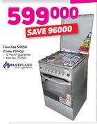Blueflame Four Gas 50X50 Cooker C5040g