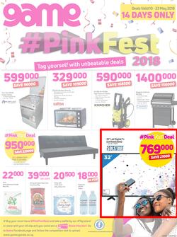 Game Uganda : Pink Fest (10 May - 23 May 2018), page 1