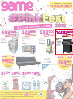 Game Uganda : Pink Fest (10 May - 23 May 2018), page 1