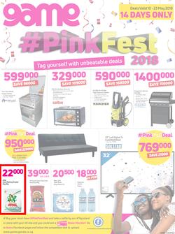 Game Uganda : Pink Fest (10 May - 23 May 2018), page 1