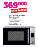 Russell Hobbs 30Ltr Electronic Microwave (Silver) RHEM30L