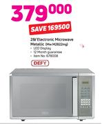 Defy 28Ltr Electronic Microwave (Metallic) MW M2822MG
