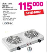 Logik Double Spiral Hotplate RSH-246083-01