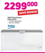 Beko 482Ltr Chest Freezer White HS530