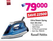 Russell Hobbs Ultra Steam Spray Iron RHI-614