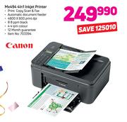 Canon MX494 4-In-1 Inkjet Printer