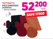 Tuftcraft 3-Piece Embossed-Each
