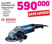 Bosch GWS 2000-2000 Watt 230 Angle Grinder