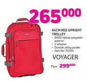 Voyager 71cm Red Upright Trolley