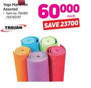 Trojan Yoga Mat 4mm-Each