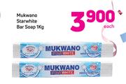 Mukwano Starwhite Bar Soap-1kg Each