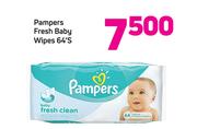 Pampers Fresh Baby Wipes 64’s