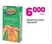 Splash Fruit Juices-1Ltr Each
