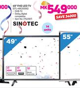 Sinotec 49" FHD LED TV STL-49E2000G