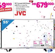 JVC 55" Curved UHD Smart LED TV LT-55N776
