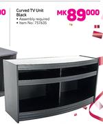 Curved TV Unit (Black)