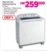 Defy 13Kg Twin-Tub Washing Machine DTT164