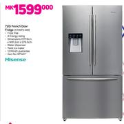 Hisense 720L French Door Fridge H720FS-WD
