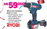 Ryobi 18V Li-Ion Cordless Drill cld-180