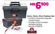 Big Jim 42cm, 32cm, 21cm, Toolbox Set Including a 32cm Compact Stackable Toolbox
